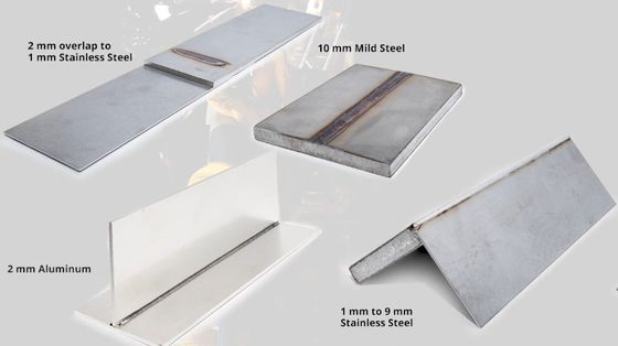 アルミ銅 SS CS MS ファイバーレーザー溶接機 空気冷却システム 1500W ハンドヘルド