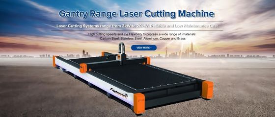大型 3kw 6kw 8kw 12kw 15kw 20kw 30kw ガントリー Cnc ファイバーレーザー切断機