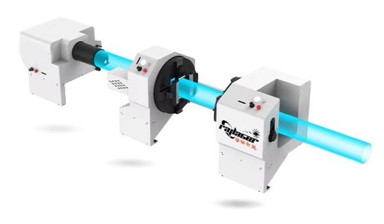 材料廃棄物なしのチューブレーザー切削機械とFSCUT5000B制御ソフトウェア