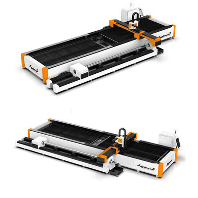 HIWIN ガイドレール 2000w 3015 4 軸 ファイバーレーザー金属切削機械 鋼板とパイプ
